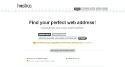 Desktop Screenshot of domains.hostica.com