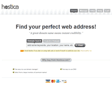 Tablet Screenshot of domains.hostica.com